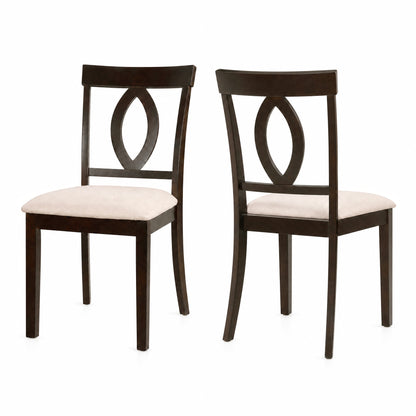dark brown 3 Piece 5 piece Dual Drop Leaf Dining Set