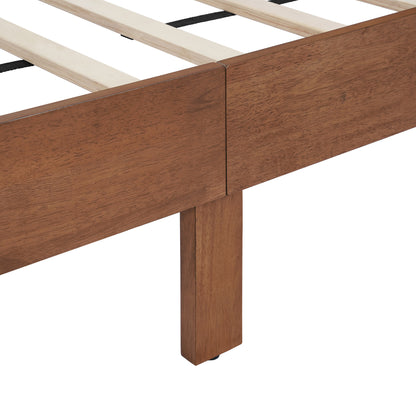 Boxer brown Bed with Upholstered Headboard