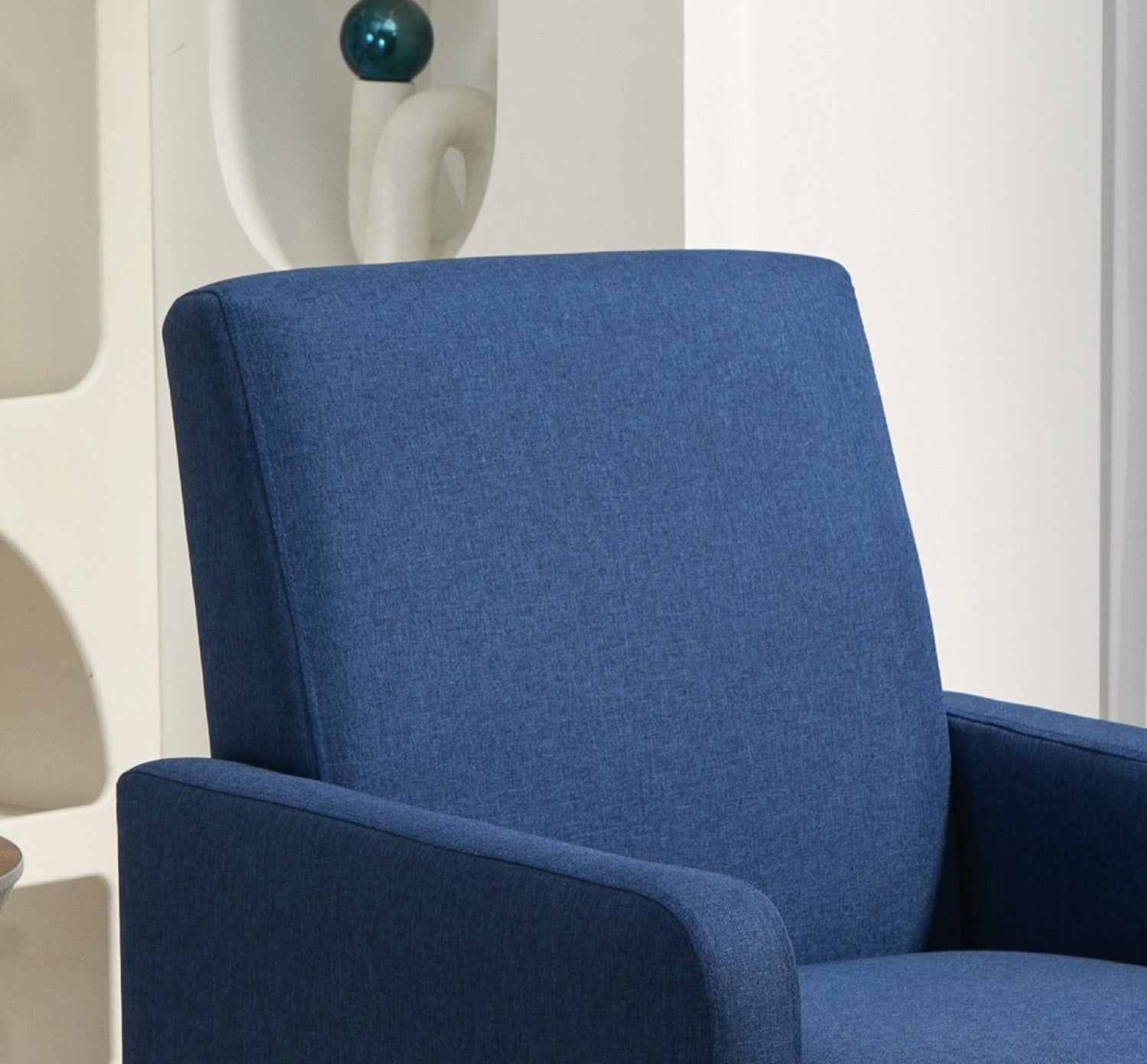 Teal Blue Accent Armchair