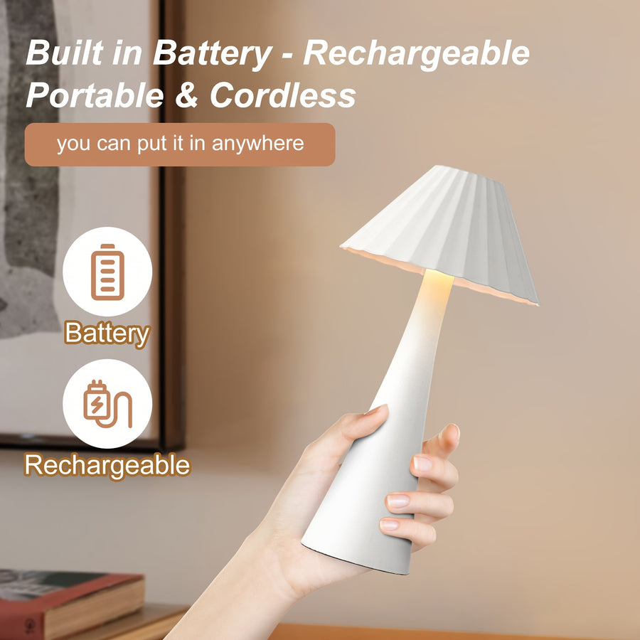 26.5'' White table lamp