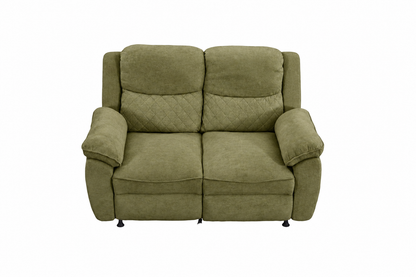 2 seater 6 seater charcoal green power recliner sofa 