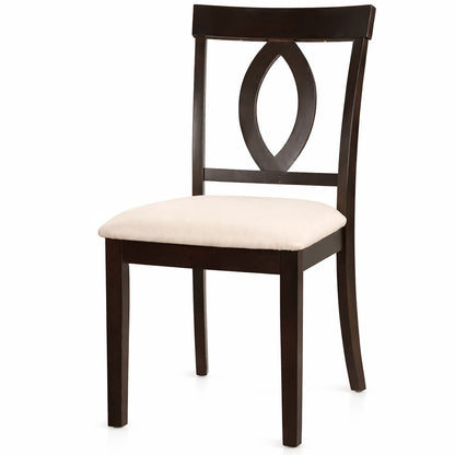 dark brown 3 Piece 5 piece Dual Drop Leaf Dining Set