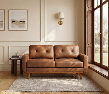 Light Brown Loveseat for new wed
