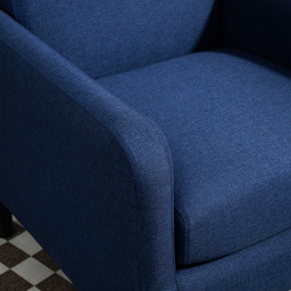 Teal Blue Accent Armchair