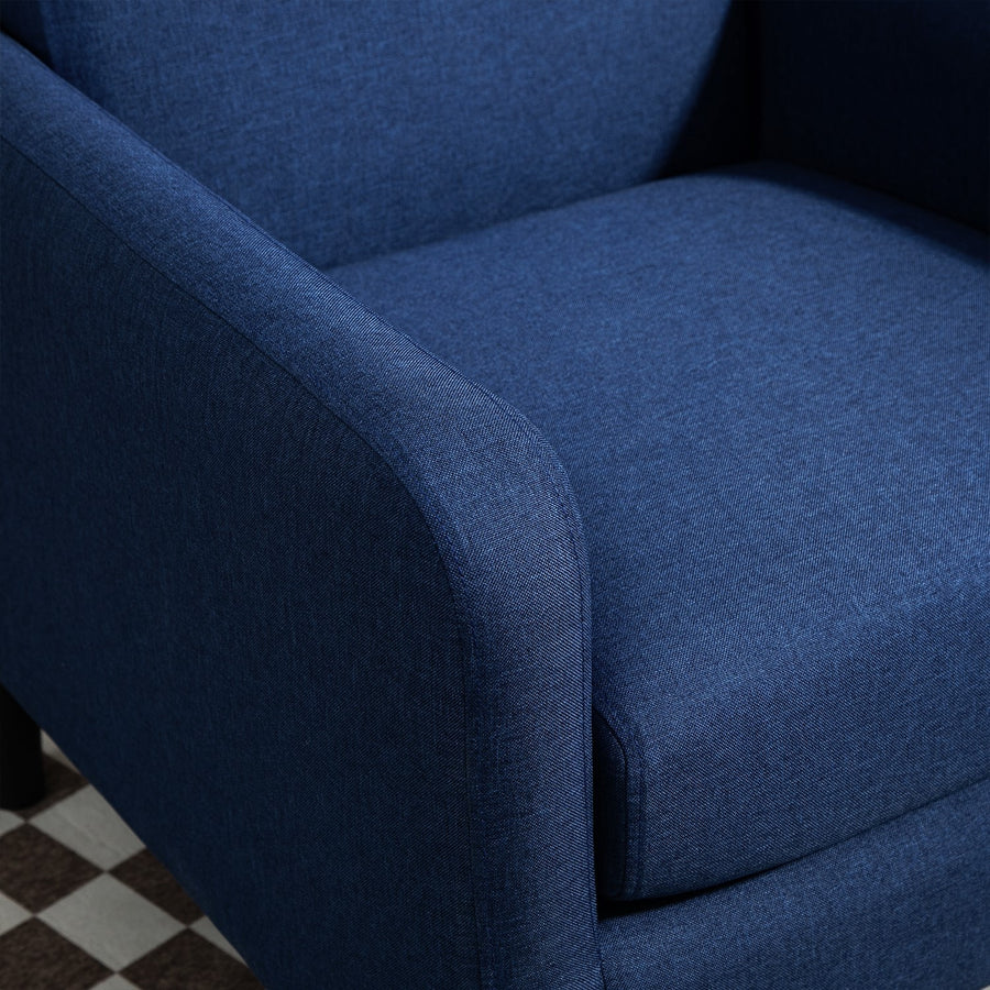 Teal Blue Accent Armchair