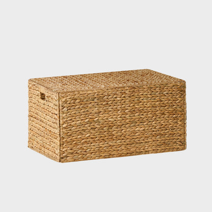 Water Hyacinth Rectangular Storage Trunk