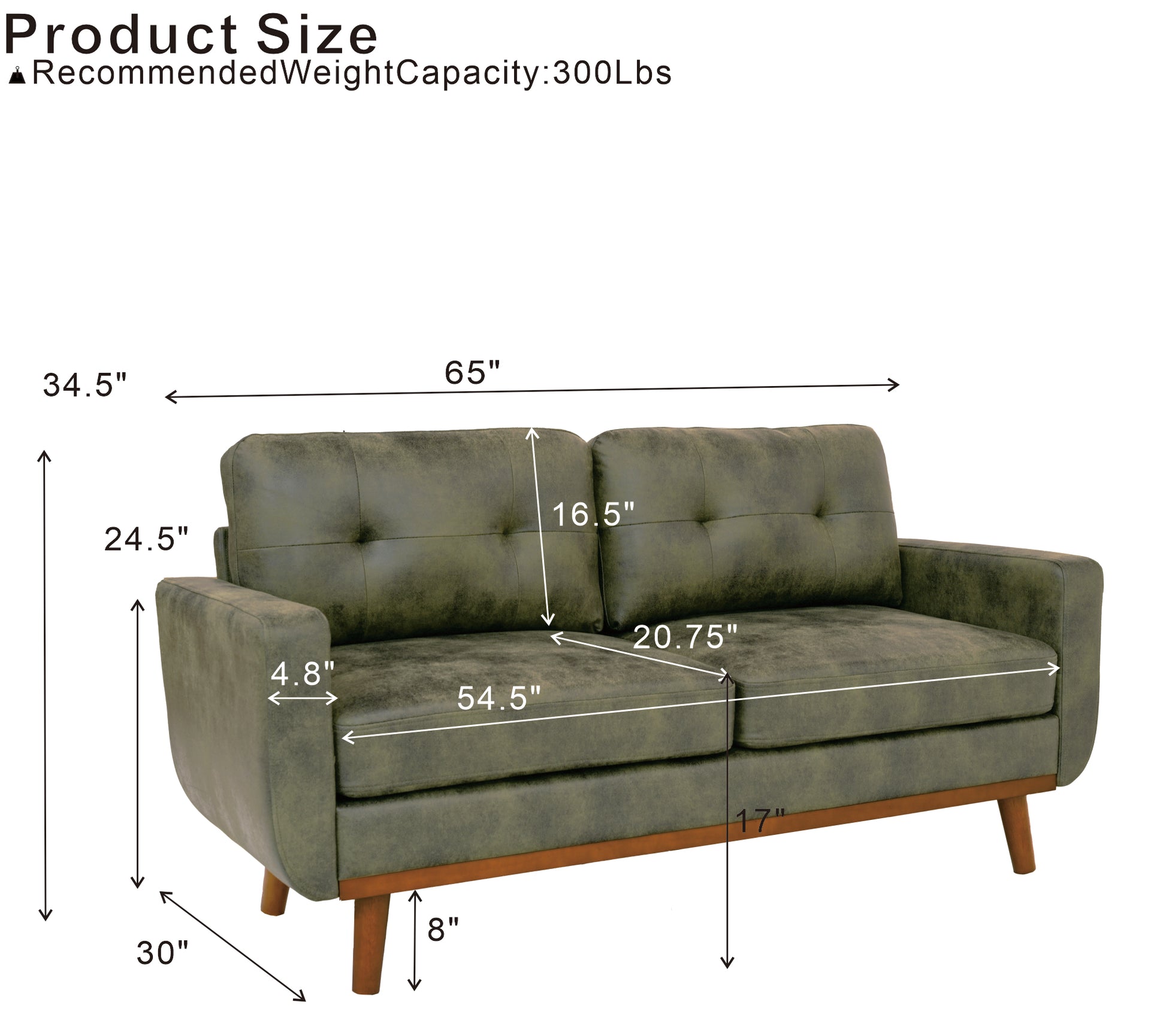 Olive Green Loveseat for new wed