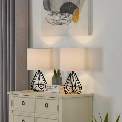 Modern Geometric Bedside Desk Lamp