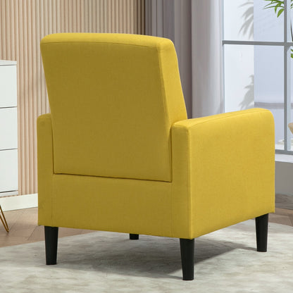 Mustard Yellow Accent Armchair