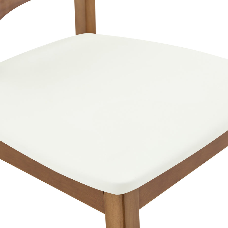 White Manhattan 6 Seater Dining Set
