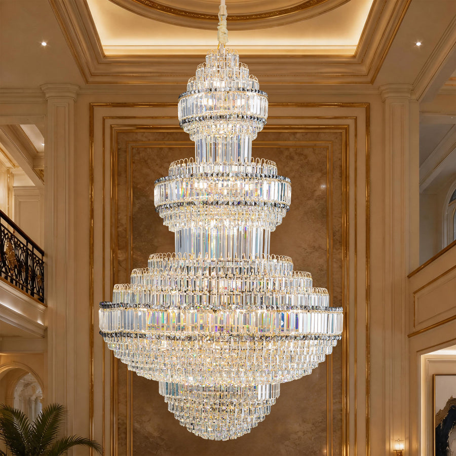 Large Crystal Chandelier