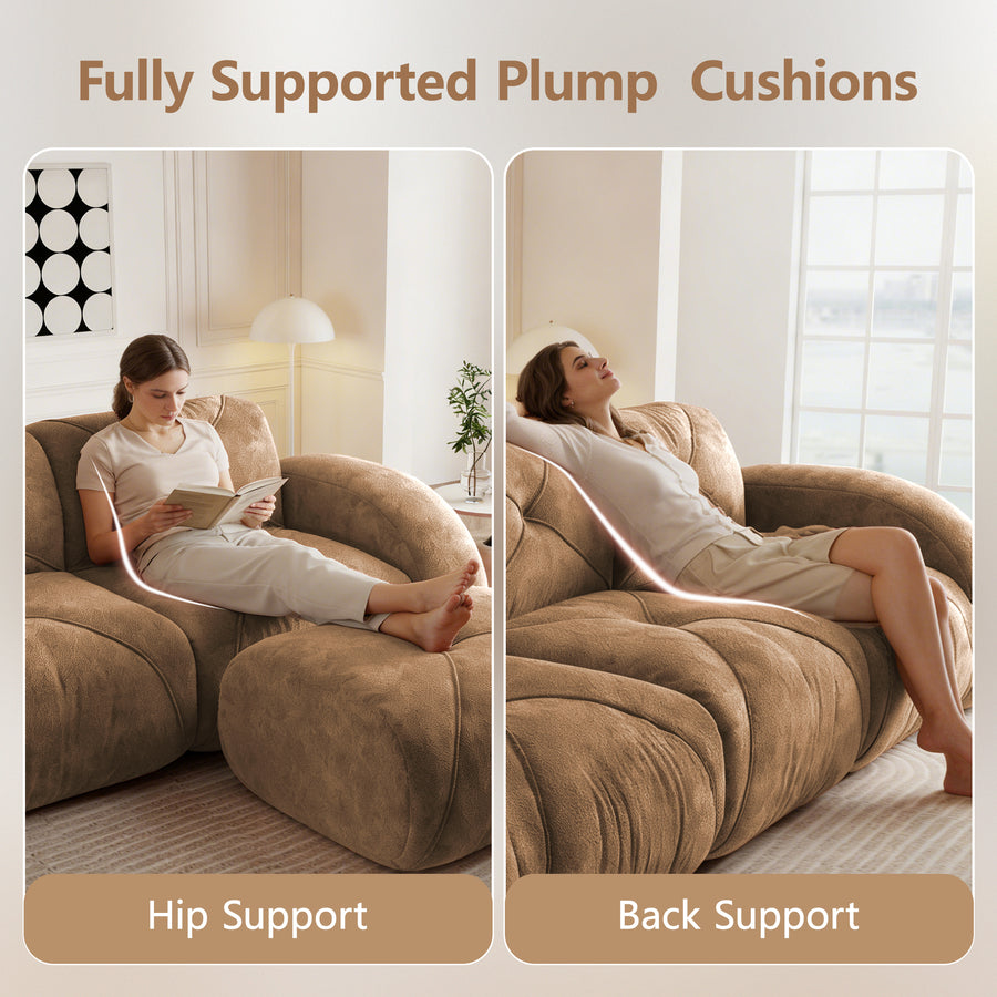 Camel Modular Sofa