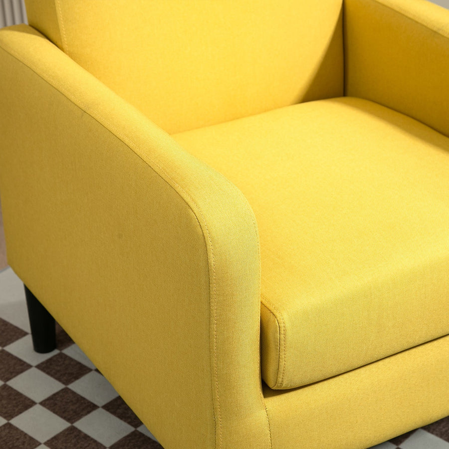 Mustard Yellow Accent Armchair