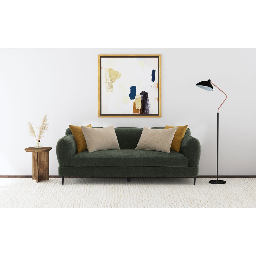 Repley Green Contemporary Sofa
