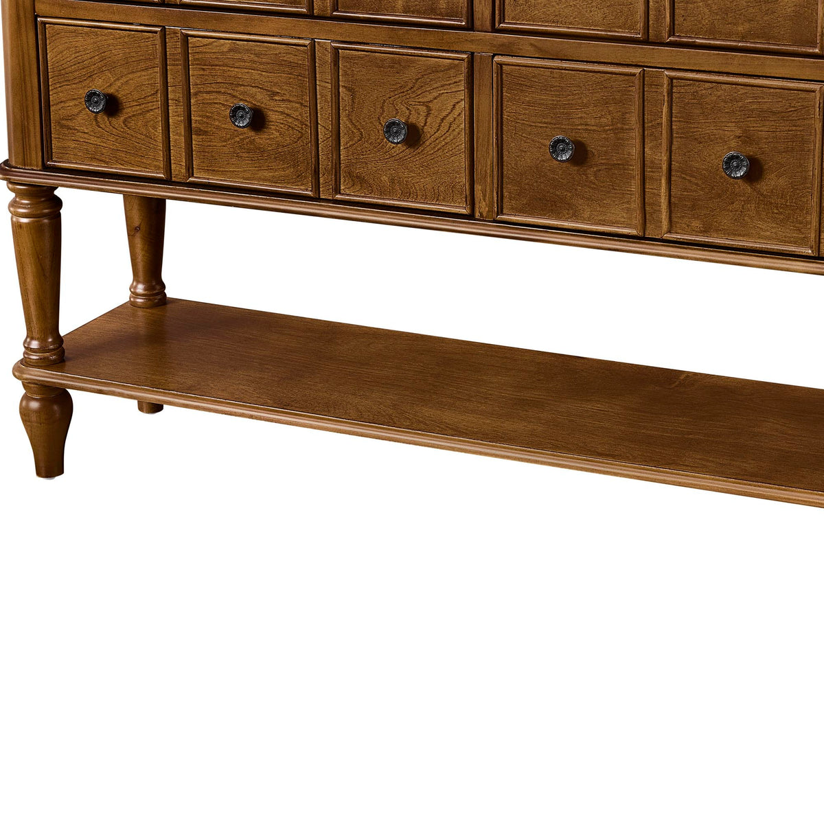 Walker Walnut Vintage Console Table