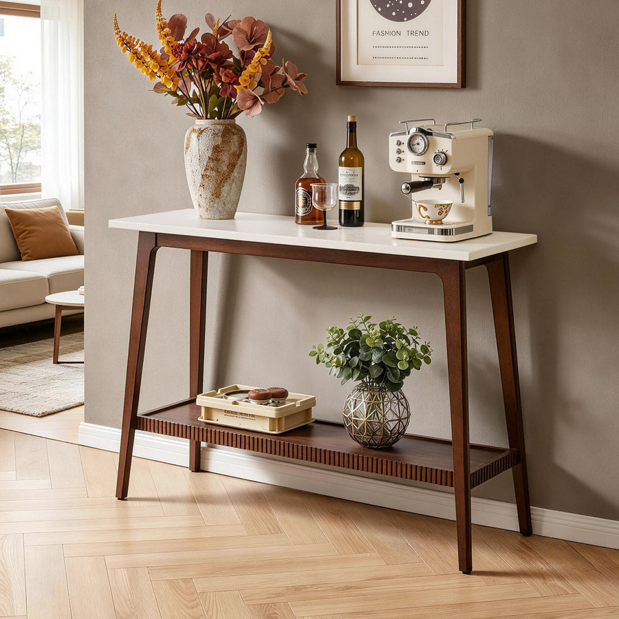 Italia Wood Console Table