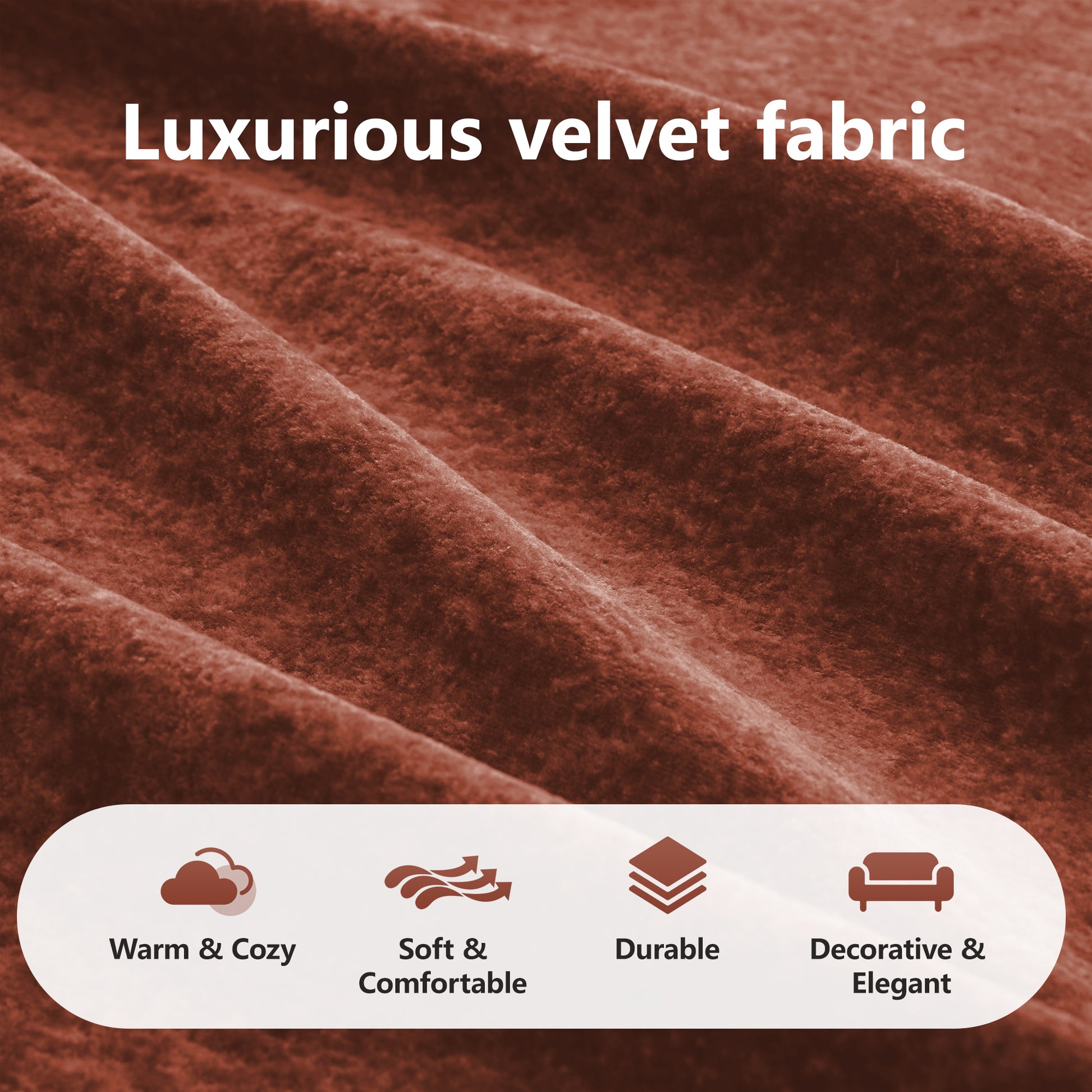Red Brown Modular Sofa