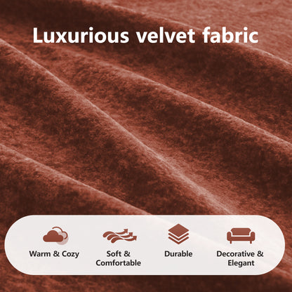 Red Brown Modular Sofa