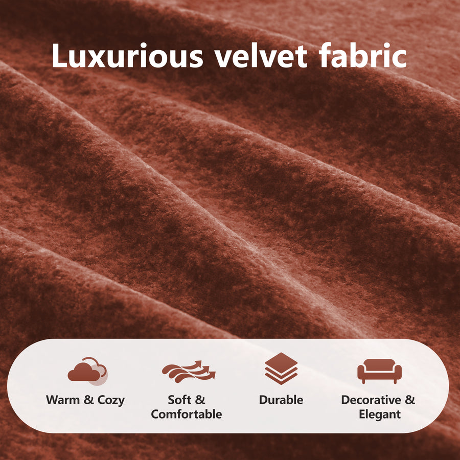 Red Brown Modular Sofa