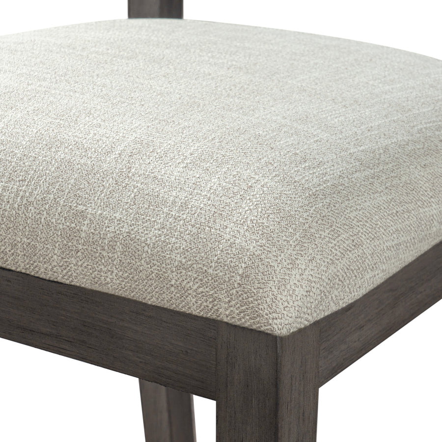 Dallas beige dark gray 6 Piece Dining Set