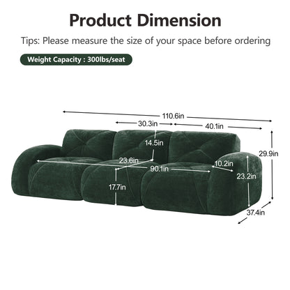 Green Modular Sofa