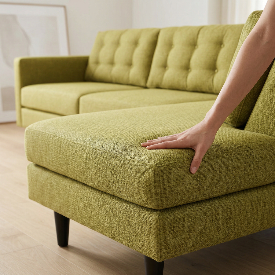Green sectional sofa
