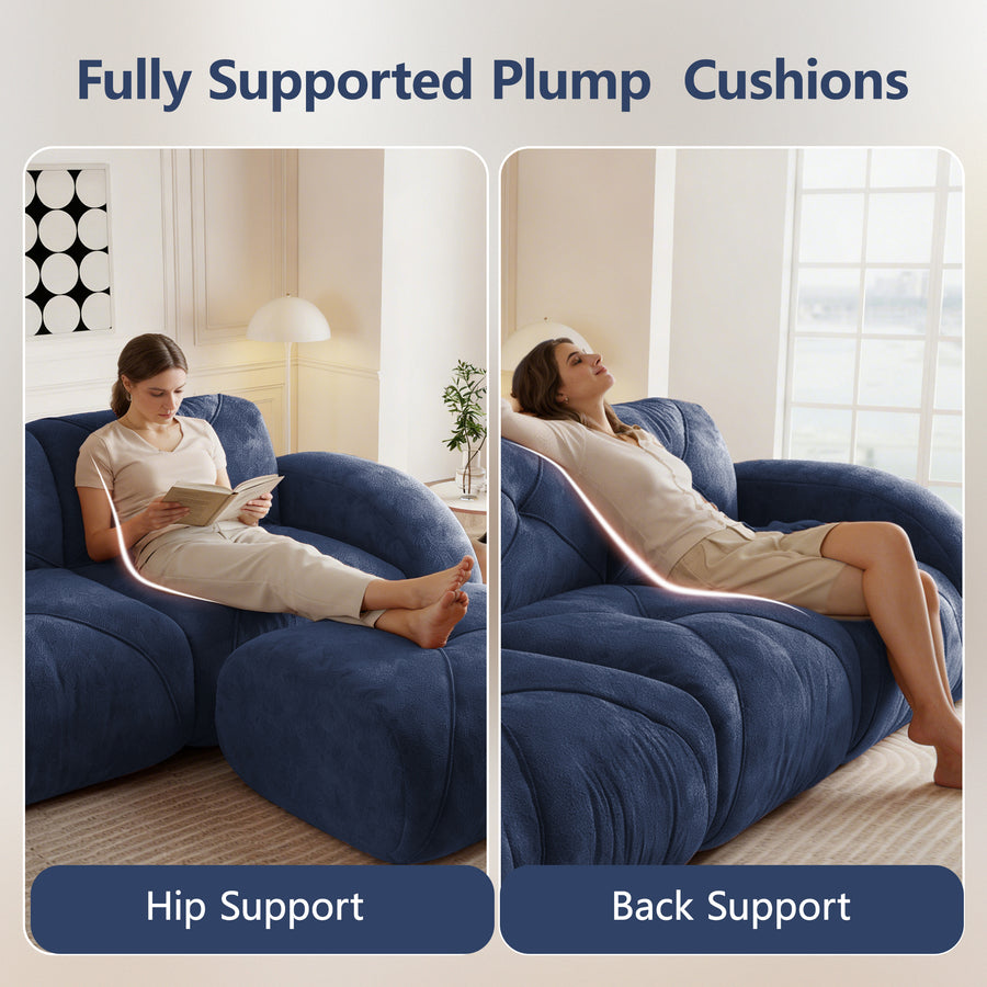 Blue Modular sofa