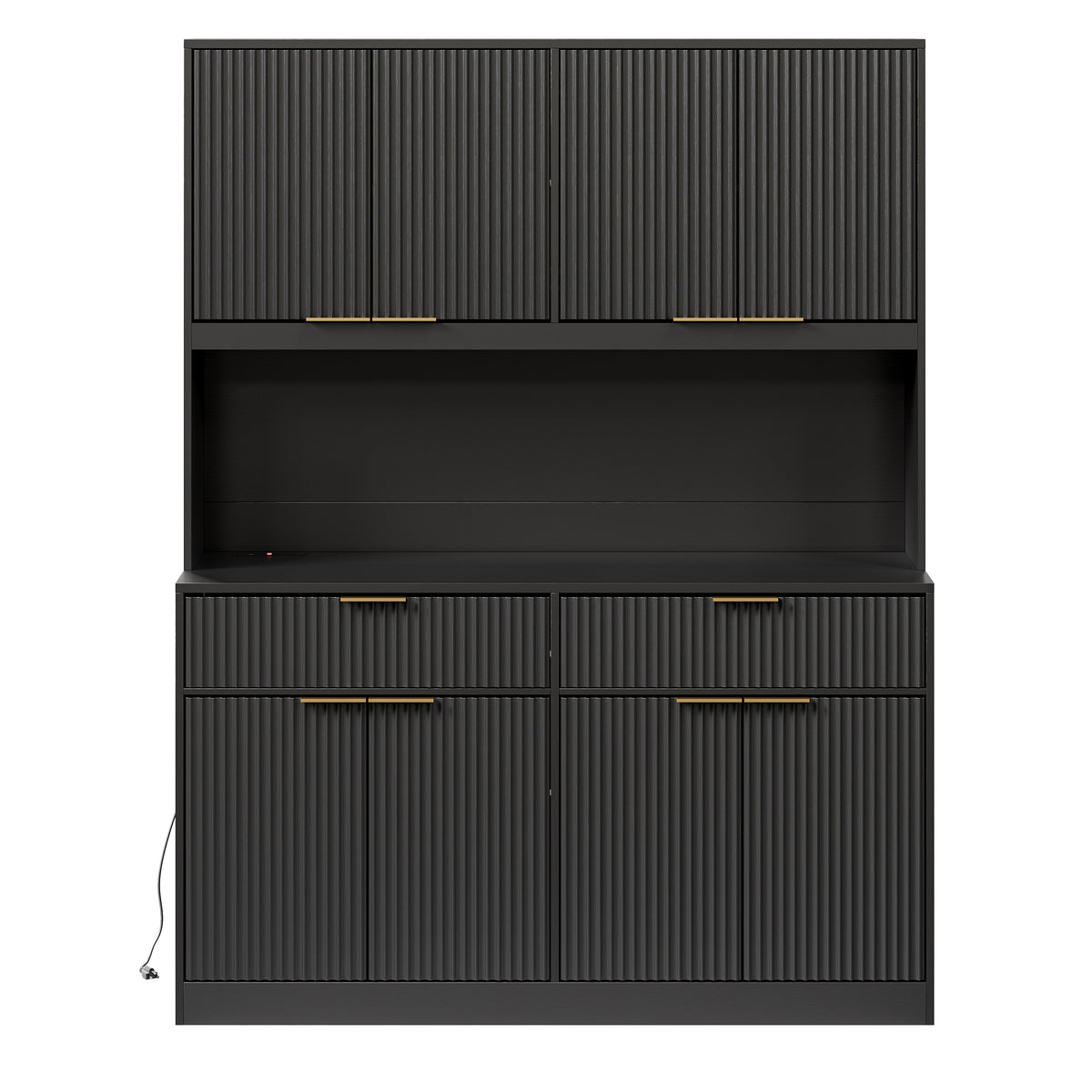 Talla Hutch Cabinet black