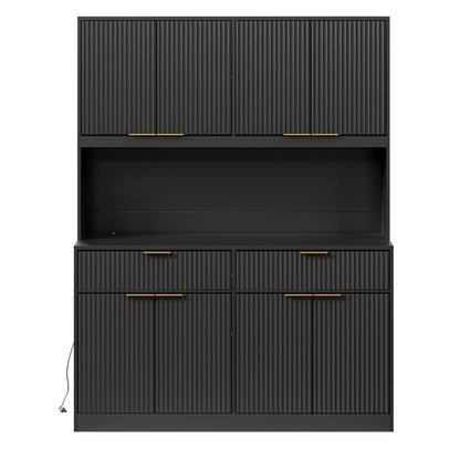 Talla Hutch Cabinet black
