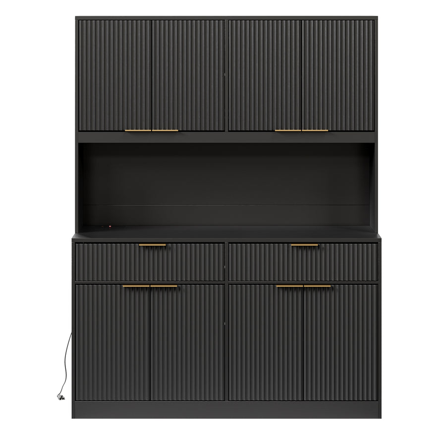 Talla Hutch Cabinet black