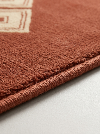 Helsinki Terracotta Ivory Hand Tufted Area Rug