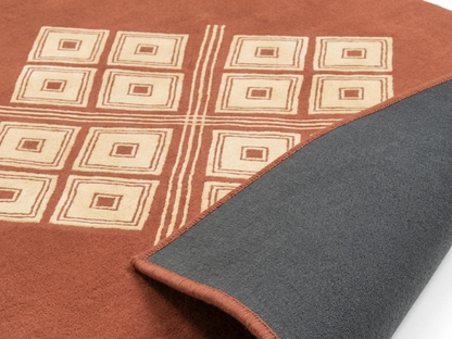 Helsinki Terracotta Ivory Hand Tufted Area Rug