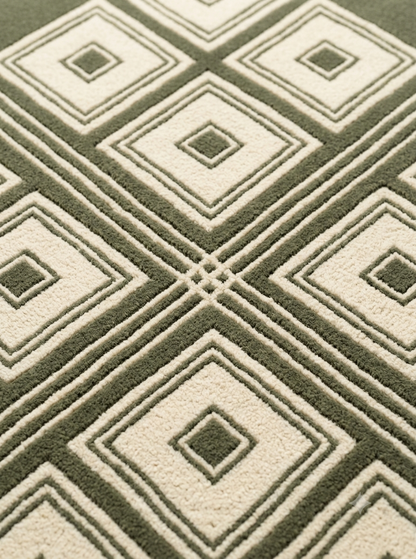 Helsinki Terracotta Ivory Hand Tufted Area Rug