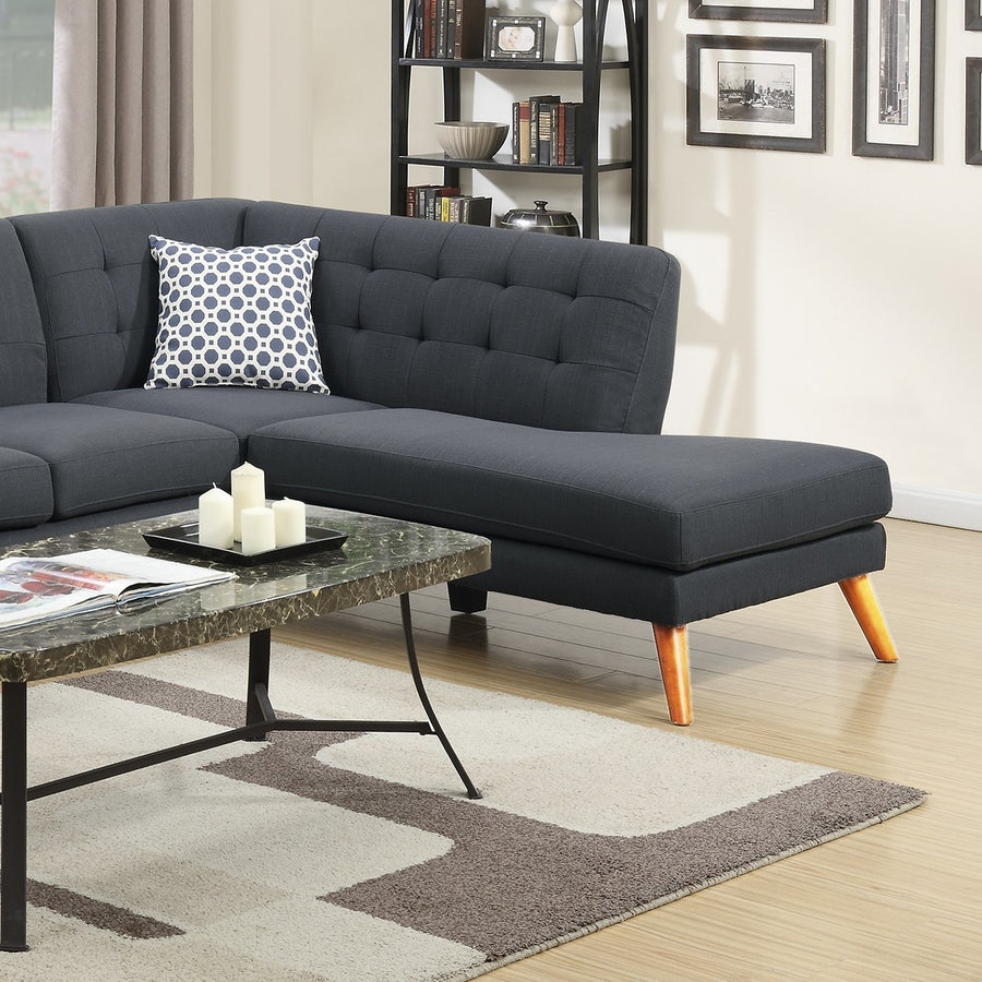 Rabta Sectional Chaise Black