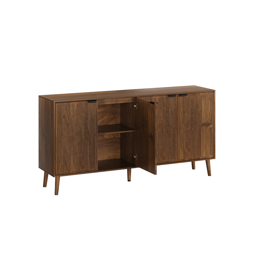 lefty 55" serving cabinet wooden