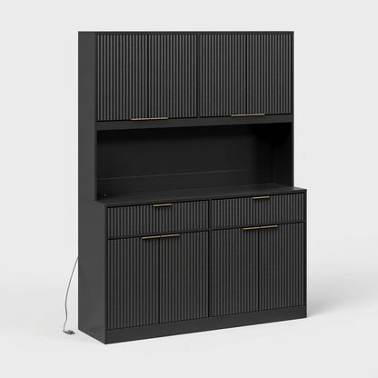 Talla Hutch Cabinet black