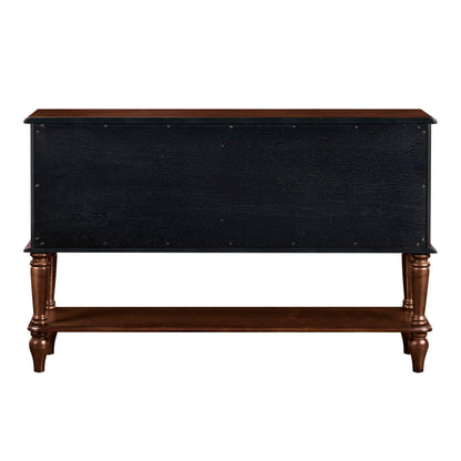 Walker  Espresso Vintage Console Table