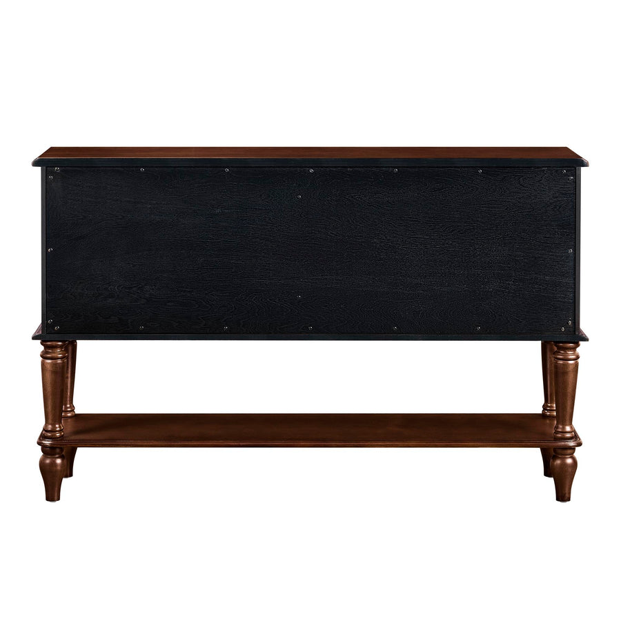 Walker  Espresso Vintage Console Table