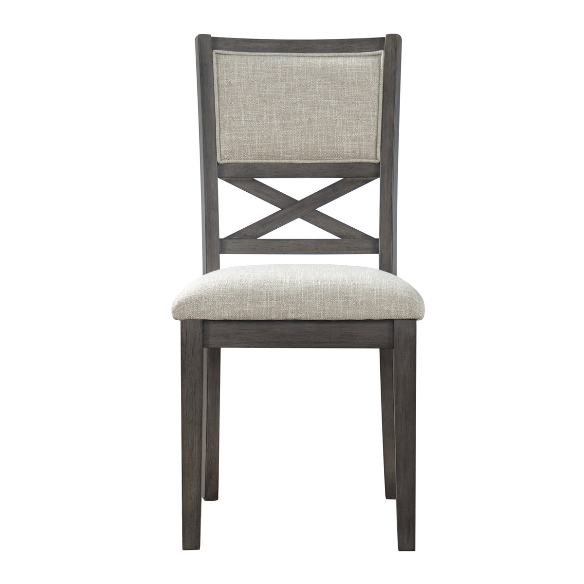 Dallas beige dark gray 6 Piece Dining Set