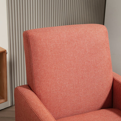Red Accent Armchair