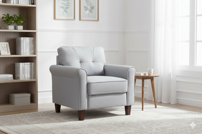 Light Gray 1 Seater Sofa