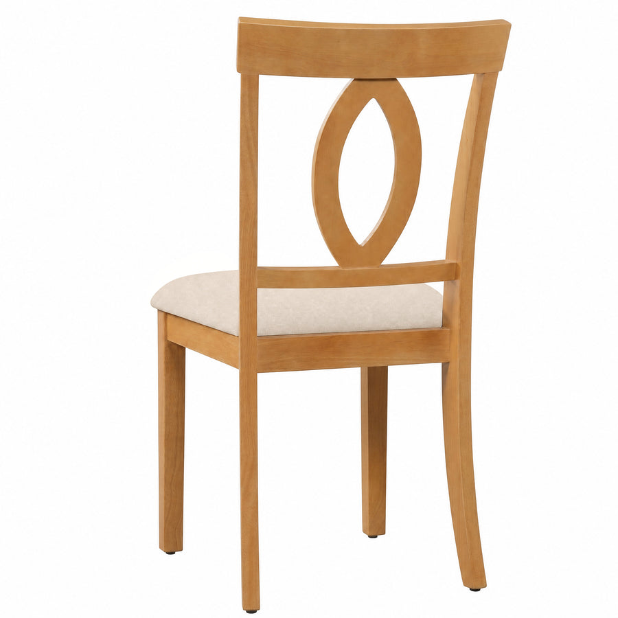 beige 3 Piece 5 piece Dual Drop Leaf Dining Set