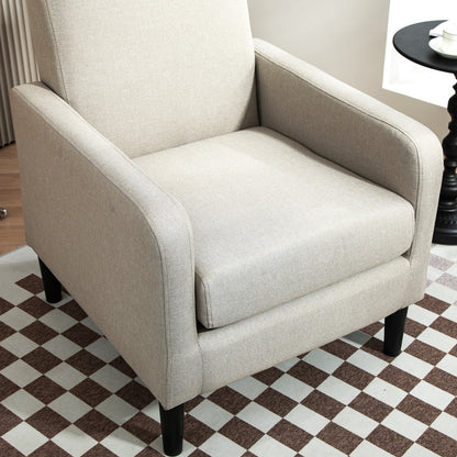 Light Camel Accent Armchair