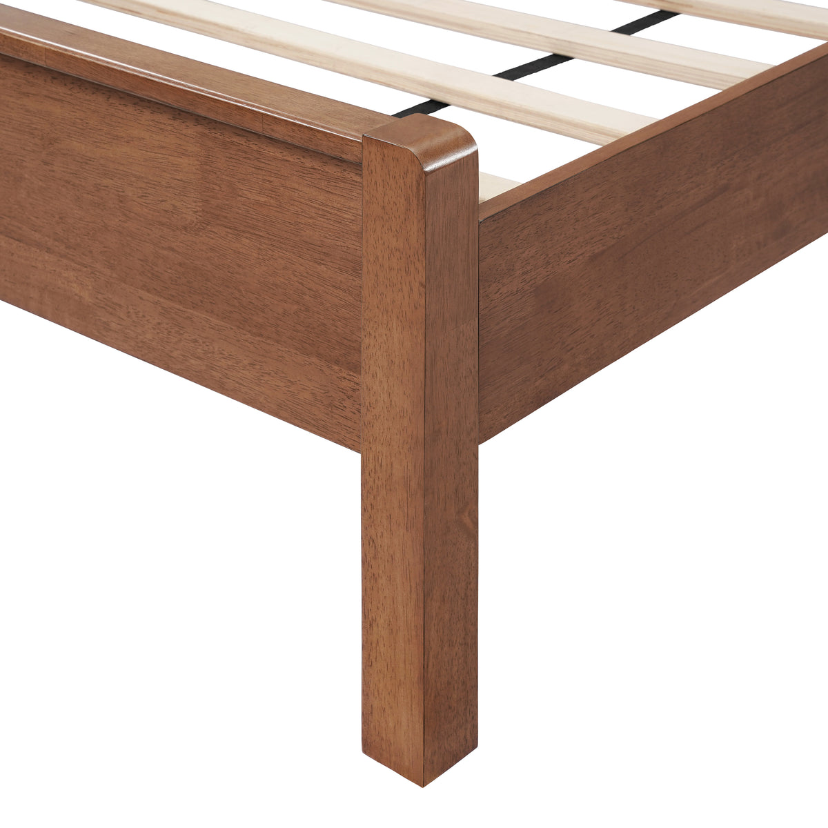 Boxer brown Bed with Upholstered Headboard