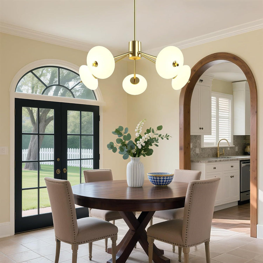 Gold Sputnik Chandelier