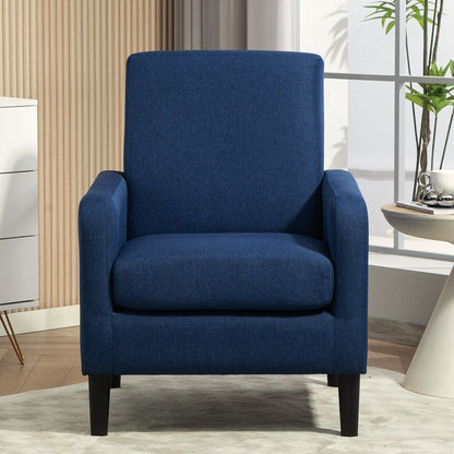 Teal Blue Accent Armchair