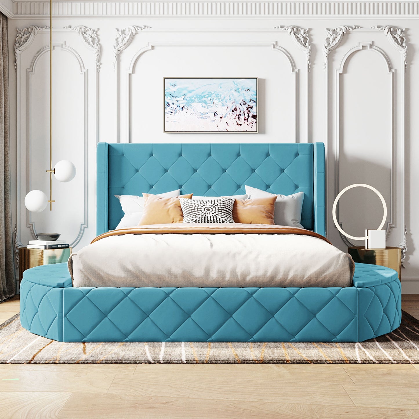Kotan's Upholstered Queen Size Bed