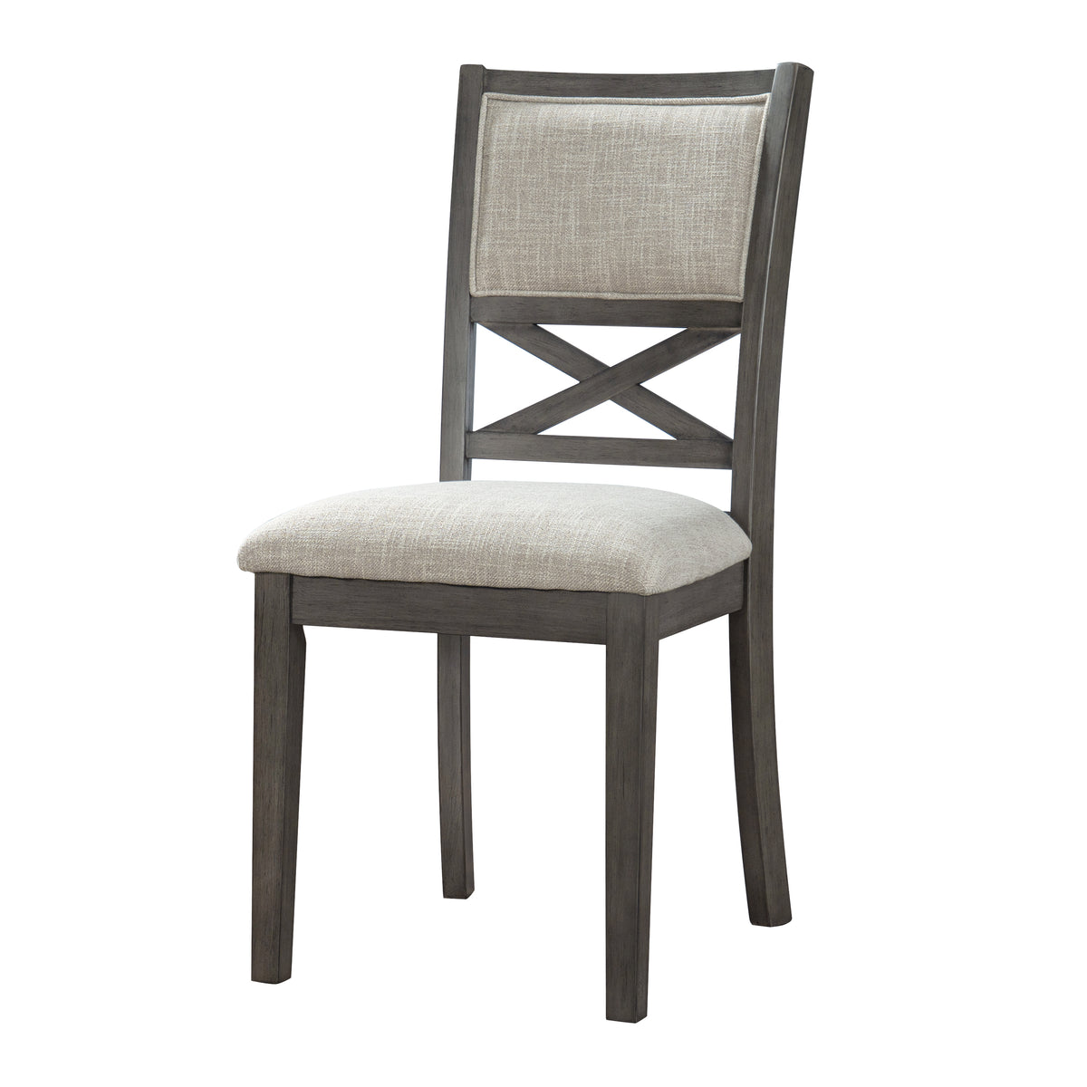 Dallas beige dark gray 6 Piece Dining Set