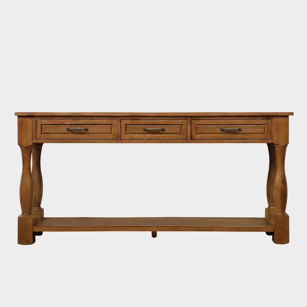 Ohio Pine Wood Console Table