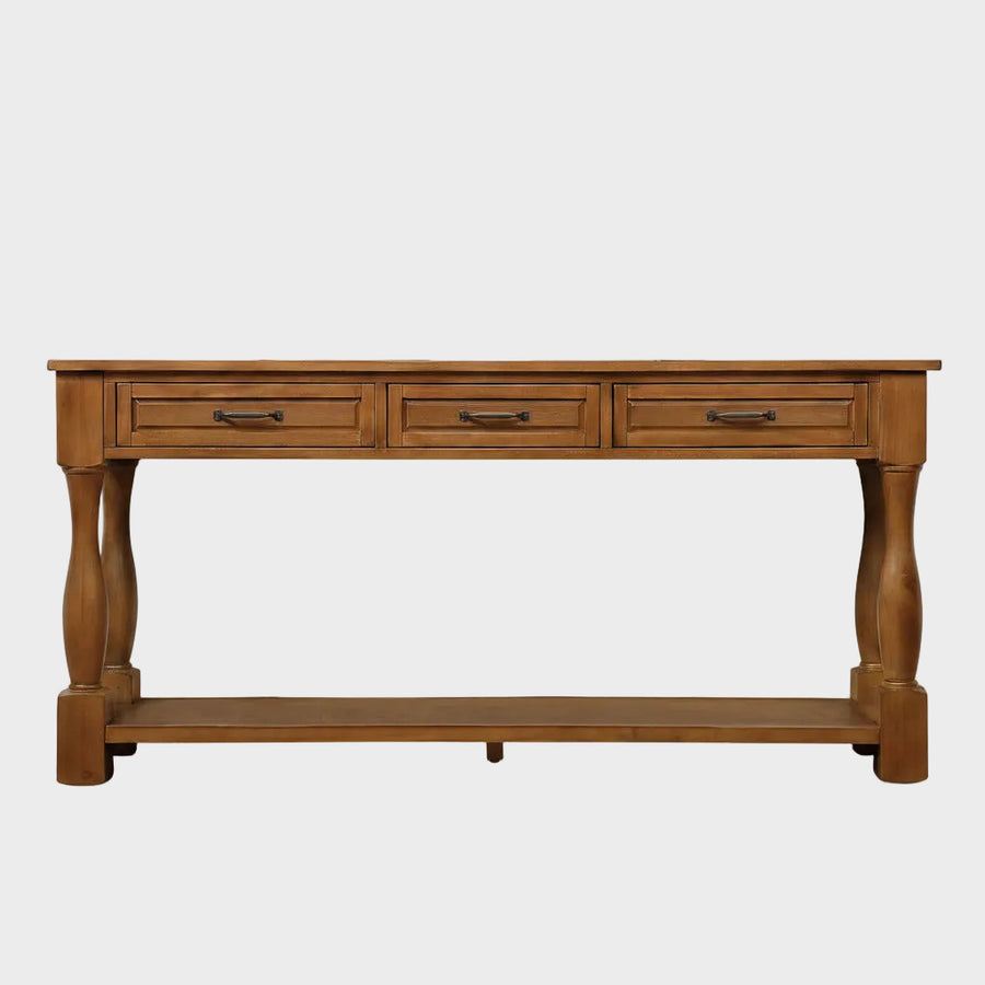 Ohio Pine Wood Console Table